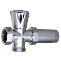A7250(AV0304)  Кран вентильний для пральної машини Q PROFESSIONAL 3/4″x3/4″x3/4″ з подовжувачем NV-QP170