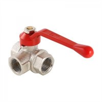 JY-1032 - 20 Кран шар. 3-ходовой 3/4" (AQUAWORLD)