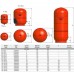 ZILMET CAL-PRO Бак для с/отопл 12л 4bar кругл.