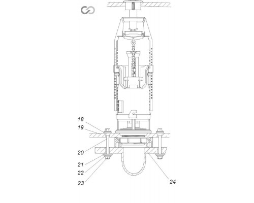 SOLOPLAST Арматура спускна 1 кнопка AC-05