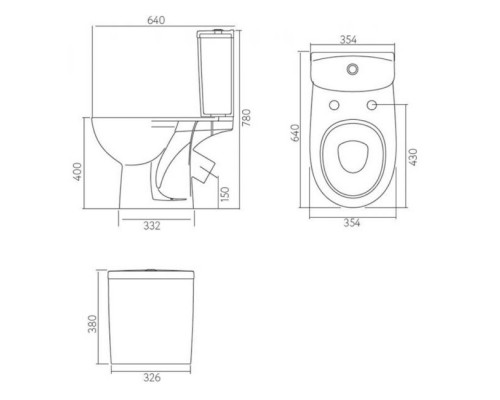 KOLO (L79047) Компакт FREJA Premium, ГОР 3-6, нижн.подв + сид. дюр. SOFTCLOSE