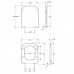 KOLO L30112000 MODO Сиденье для унитаза Duroplast, Soft close