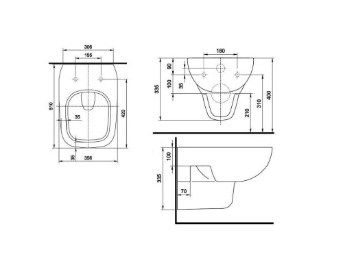 KOLO L23100000 STYLE Подвесной униитаз
