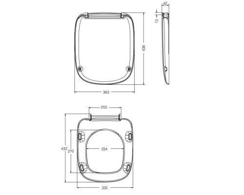 KOLO L20112000 STYLE Сиденье д/унитаза Duroplast SOFTCLOSE