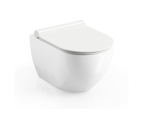 RAVAK X01550 WC Сиденье с крышкой Uni Chrome Slim white