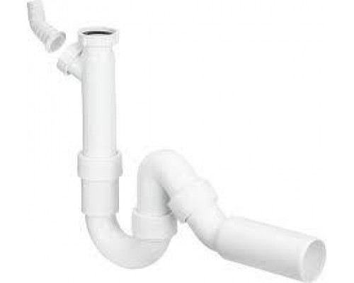 VIEGA (101800) Сифон трубный для моек с отводным коленом 1 1/2, пластик
