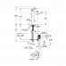 GROHE BauLoop 32856000 смеситель для умывальника высокий, с донным клапаном