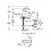 GROHE Eurosmart 123238 умыв,ванна,стойка