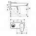 HANSGROHE Logis 71220000 смеситель для раковины скрытого монтажа на 2 отверстия