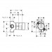 Hansgrohe 15981180 Скрытая часть вентиля Trio Universa