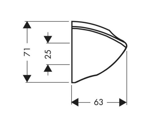 HANSGROHE Porter C 27521000 держатель лейки