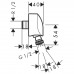 Hansgrohe 27505000 Fixfit Е шланговое подсоединение