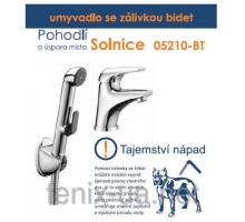 IMPRESE  SOLNICE (I05210BT)  набор для биде (смеситель 05210 + гигиенич душ с держателем  +  (Чехия)