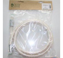 DISHFLEX Шланг душ PVC  Espiroflex 1,5м white E15099C2