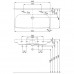 KOLO TRAFFIC L91590000 Умывальник мебельный 90 cm c 2 отверст.