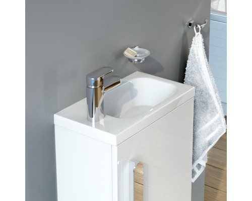 RAVAK XJGP1100000 Умывальник CHROME MINI R Белый с отверстиями