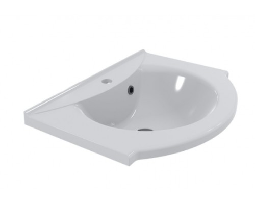 FANCY MARBLE 1506101 Умывальник из литого мрамора ANNA 600 (597 х 464 х 176 )