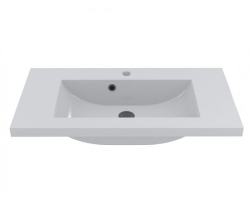 FANCY MARBLE 1608101 Умывальник из литого мрамора JODY 800 (798 х 390 х 144 )