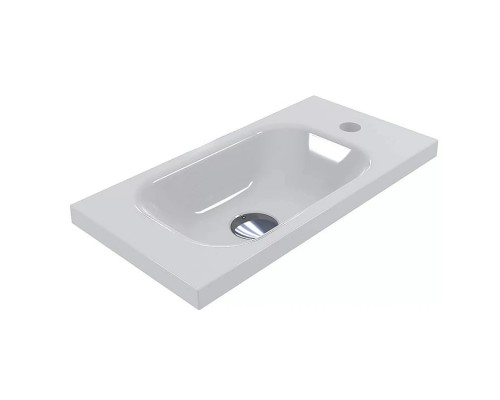 FANCY MARBLE 1805101 Умывальник из литого мрамора LINNEA (499 х 250 х 103 )