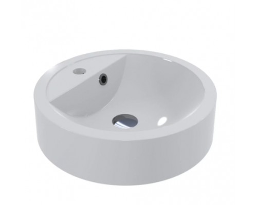 FANCY MARBLE 804101 Умывальник из литого мрамора RENATA 430 (428 х 421x 120 )