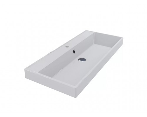 FANCY MARBLE 410101 Умывальник из литого мрамора SIGNE 1000 (1000 х 450 х 111 )