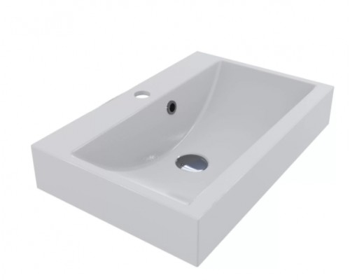 FANCY MARBLE 1005101 Умывальник из литого мрамора UM 550 (547 х 360 х 141 )