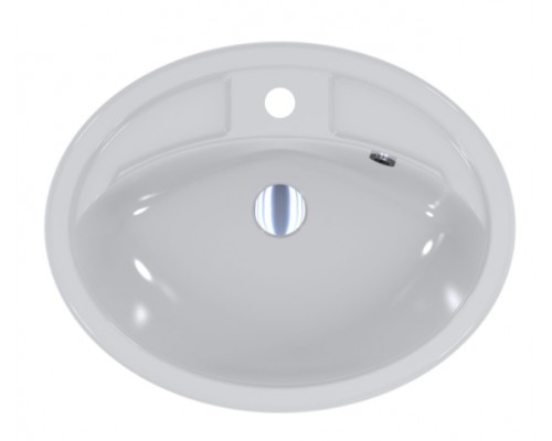 FANCY MARBLE 2105101 Умывальник из литого мрамора BIANCA BOWL 550 (543 х 428 х 140 )