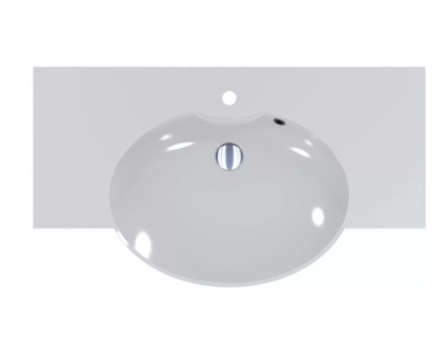 FANCY MARBLE 3410101 Умывальник из литого мрамора CARME 980 (978 х 546 х 149 )