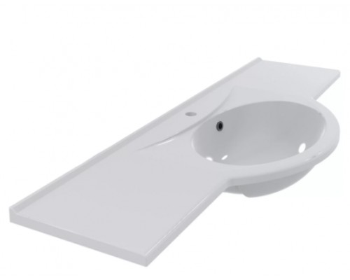 FANCY MARBLE 2414101 Умывальник из литого мрамора KATJA 1400 (1387 x 492 х 179 )