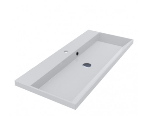 FANCY MARBLE 1999101 Умывальник из литого мрамора LAURINE 998 (998 х 447 х 83 )