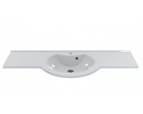 FANCY MARBLE 1414101 Умывальник из литого мрамора LENA 1400 (1397 х 494 х 165 )