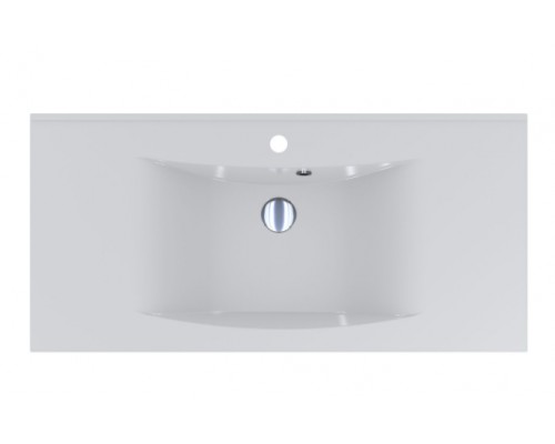 FANCY MARBLE 1310101 Умывальник из литого мрамора LUCIA 1000 (998 х 478 х 143 )