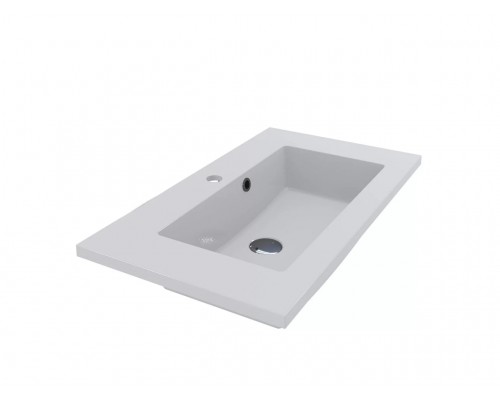 FANCY MARBLE 5507101 Умывальник из литого мрамора JOSEFINE SLIM 700 (698 х 398 х 150 )