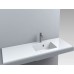 FANCY MARBLE 5615401 Умивальник зі штучного каменю  LAURETTA 1500x500 R