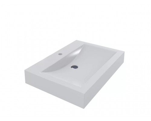 FANCY MARBLE 4207101 Умывальник из литого мрамора LILLY 700 (697 х 497 х 108 )