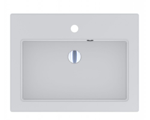 FANCY MARBLE 2506101 Умывальник из литого мрамора PAULINE 600 (597 х 455 х 100 )