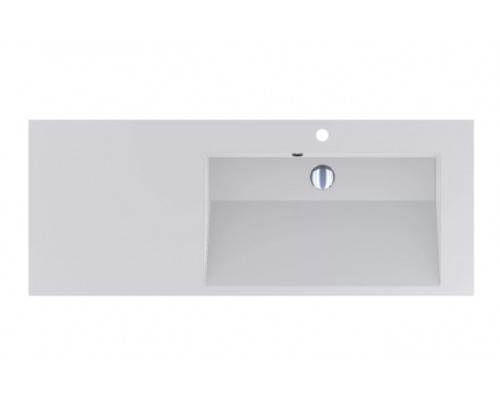 FANCY MARBLE 3613401 Умывальник из литого мрамора PEGGY 1250 R (1251 х 486 х 165 )