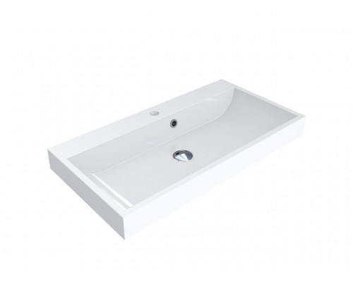 FANCY MARBLE 6008101 Умывальник из литого мрамора DORA 600 (593 х 345 х 143 )