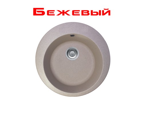 FRANKE (114.0254.791) Мийка ROG 610-41, фраграніт, бежевий, з вентилем 3½" і сифоном