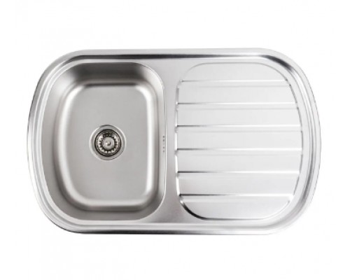 PLATINUM 7749 Мойка врезная 770*490*180 Satin 0,8мм