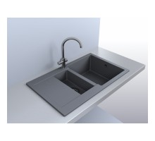 Кухонна мийка Miraggio LaPas (GRAY) (0000020)