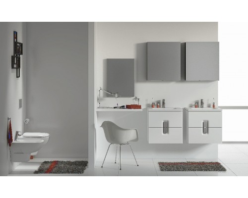 KOLO TWINS 89492000 Шкафчик под умывальник 2 яшика 60см, белый глянец