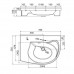RAVAK XJ8P11N0000 Умывальник ROSA COMFORT R для мебели (снято с производства)