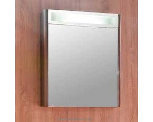 FANCY MARBLE (MC-Santorini 600 )Зеркальный шкаф с подсветкой 600x700x155