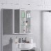 FANCY MARBLE (MC-8 (ШЗ-8) ) Шафа дзеркальна з підсвіткою 580x260х710