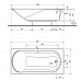 KOLO Ванна акриловая COMFORT 190х90 + ножки SN7 (XWP3090)