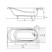 KOLO Ванна акриловая SAGA 170х80 + ножки SN0 (XWP38700)