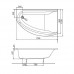 KOLO Ванна акриловая MIRRA 170х110, права+ніжки SN8 (XWA3370)