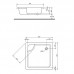 KOLO XBK0390 DEEP поддон квадратный 90 x 90 см, глубина 21 см, выпуск 52 мм