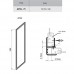 RAVAK 94030102Z1 Неподвижная стенка для душа APSS- 75 Белый TRANSPARENT